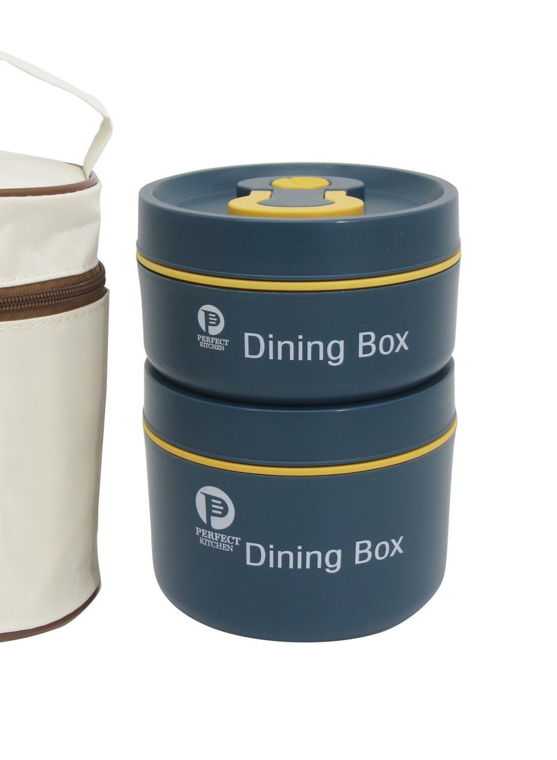 بيرفكت كيتشن طقم علبة غداء 1000 مل - أزرق - Image 4